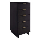 Manhattan Comfort - Granville commode moderne haute et étroite 23,62" - noir-17,72 po L x 23,62 po l x 48,98 po H