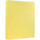 JAM Paper, Papier cartonné coloré Vellum Bristol 65 lb, 8,5 po x 11 po, couverture, Orange clair chamois, 50 feuilles/paquet-Couleur : jaune canari / Notre papier cartonné solide de qualité supérieure ne montre pas de blanc lors du pliage, du déchirement ou de la coupe ; c'est coloré tout au long !
