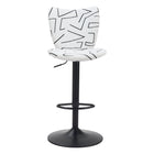 Zuo - Elevate Tabouret de bar - Blanc - Ensemble de 2-Design ergonomique