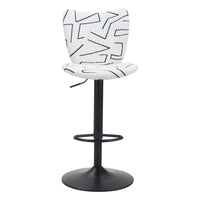 Zuo - Elevate Tabouret de bar - Blanc - Ensemble de 2-Design ergonomique