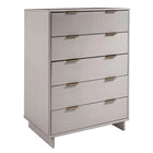 Manhattan Comfort - Granville commode et chiffonnier modernes - gris clair - ensemble de 2-17,72 po L x 37,80 po l x 48,98 po H