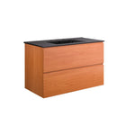 Modway - Scenic Support mural de 36" Vanette de salle de bain - Cerise noire-Armoire de toilette murale pour salle de bain