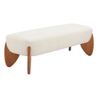 Zuo - Charm Banc - Ivoire-Garantie limitée de 3 ans