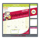 Blueline - Calendrier Magnétique  Mensuel Maxi Fridgeplanner 17 Mois  D’Août 2026 À Décembre 2027 – 14 po H x 13 1/2 po l - Anglais-17 mois, d’août à décembre