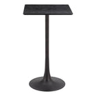 Zuo - Valleta Table de bar - Noir-Garantie limitée de 3 ans