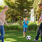 Soozier – Filet de rebond de soccer avec 5 angles ajustables – 8 pi x 6 pi-Cinq angles réglables améliorent la pratique du tir 

