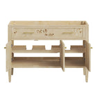 Modway - Elysian 48" Armoire de toilette de salle de bain (lavabo non inclus) - Burl-Placage en bois de burl et de mangue