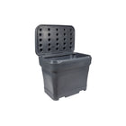 Tillson Brands - Grand bac à sel, gris, 200 kg, 23 po L x 32 po L x 30 po H-5