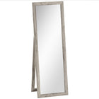 HOMCOM - Miroir pleine longueur - 20,1 po l x 57,9 po H - gris-Miroir pleine longueur pour montrer votre look complet 