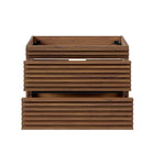 Modway - Render Fixation murale de 30" Armoire de toilette de salle de bain (lavabo non inclus) - Noyer-8