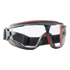 3M - Lunettes de protection à coque antibuée - Monture grise et rouge-Les verres résistant aux égratignures et aux chocs