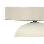 Monarch Specialties - Luminaire - 18 po H Lampe De Table - Abat-Jour Ivoire / Crème - Crème Céramique - Contemporain-Un assemblage mineur est nécessaire grâce aux instructions illustrées incluses. fabriqué avec des matériaux durables, il bénéficie d'une garantie limitée de 2 ans contre les défauts de fabrication, pour votre plus grande satisfaction