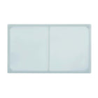 Modway - Raleigh 59 po Terrasse extérieure Aluminium Table à manger, Blanc-Capsules de pied non marquées