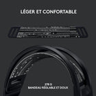 Logitech - Casque gaming sans fil LIGHTSPEED G733 avec bandeau de suspension - Noir-Jouez en stéréo sur PlayStation 4
