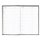 Blueline - 2027 Agenda quotidien avec reliure collée – 8 po x 5 po – Noir-Espace pour notes sur chaque page avec sommaire des dépenses à la fin de chaque mois