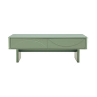 Manhattan Comfort - Table basse moderne Ella 120 cm - Vert sauge-Table basse moderne pour salon