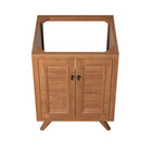 Modway - Birdie 24" Bois de teck Armoire de toilette de salle de bain (lavabo non inclus) - Naturel-9
