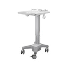 Amer Mounts - Chariot médical sur pied léger avec support de barre pour ordinateur portable-Capacité de charge globale 1~9,5 kg (2,2~20,94 lb)
