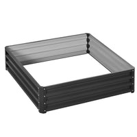 Outsunny - Jardin surélevé 4 pi x 4 pi x 1 pi pour légumes - gris-La meilleure et la plus simple façon de cultiver votre propre jardin à la maison 