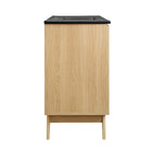 Modway - Soma 48" Vanité de salle de bain à un seul lavabo - Noir de chêne-Finition du grain du bois