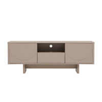 Manhattan Comfort - Meuble TV moderne Ella 59,1 po - Mocha-Meuble TV moderne pour salon