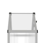 Outsunny - Serre de jardin à entrée libre avec 4 étagères- Le cadre en aluminium solide et les panneaux en polycarbonate incassables résistent aux intempéries et laissent passer 90 % de la lumière
