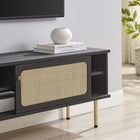 Modway - Cambria 47 po Meuble TV, Noir-Construction en panneaux de particules