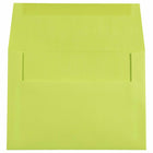JAM Paper - Enveloppes d'invitation colorées A7 - 5,25 x 7,25 - vert lime ultra - Paquet de 50-Ces enveloppes sont idéales pour les invitations, les cartes de voeux, les RSVP, les cartes de remerciement, les cadeaux d'anniversaire, les vacances et plus encore