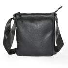 Nicci - Sac à bandoulière pour femme avec poche avant zippée - Noir -Entrée zippée sur le dessus