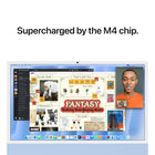 Apple - iMac 24 po - Puce M4 - GPU 10 cœurs - 256 Go SSD - Mémoire unifiée 16 Go - Bleu - Français-Les apps décollent avec les puces apple: Vos outils préférés, de Microsoft Excel à Zoom en passant par Adobe Photoshop, s’exécutent en un flash sous macOS.