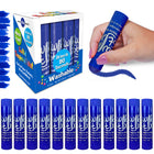 Kwik Stix - TPG6003012 Bâtons de peinture à la tempera solide - paquet de couleur unique - bleu - 12 par boîte - 12 boîtes.-Ces peintures lavables sont non toxiques et sans noix, œufs et gluten.