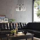 Modway - Goodwill Métal Lustre - Argent-Longueur de cordon ajustable
