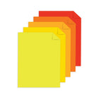 Astrobrights - Papier couleur  - 8,5 x 11 po - Solar Sparks - Paquet de 100-100 feuilles