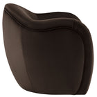 Modway - Compose Performance Velvet Chaise d’accent - Marron chocolat-Moulures en tuyauterie française