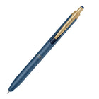 Zebra - Stylos à encre gel rétractables Sarasa Grand avec 2 recharges - pointe de 0,5 mm - Corps bleu-gris - Encre bleue-Fenêtre transparente pour le contrôle de l'approvisionnement en encre