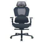 TygerClaw - DuoFlex Chaise de jeu ergonomique à dossier haut - Noir/Bleu-Cette chaise assure un soutien personnalisé aux joueurs, offrant un confort durable lors de sessions intenses