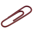 JAM Paper - Trombones standard colourés - réguliers 1 po - trombones bourgogne/marron - 100/paquet-Taille : 1 pouce (standard/régulier) | Gardez vos piles de papier organisées avec des trombones colourés