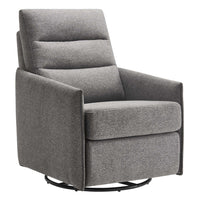 Modway - Etta Tissu rembourré Chaise longue - Gris clair-Tissu d’ameublement