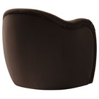 Modway - Compose Performance Velvet Chaise d’accent - Marron chocolat-Glissières de plancher sans marquage