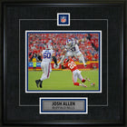 Josh Allen Pin & Plate Bills - Impression encadree - 16" x 20"-Qualité supérieure - 8x10 framed