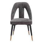 Zuo - Artus Chaise de salle à manger - Gris-Fini thermolaqué durable