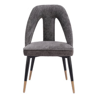 Zuo - Artus Chaise de salle à manger - Gris-Fini thermolaqué durable