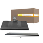 IntekView - Plateau pour clavier Ultimum - 25" x 10" - Ambidextre - Rails 18"-Réglage de la hauteur sans levier