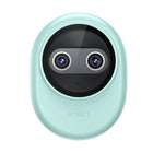 EMEET - Webcam 4K double objectif Piko+ avec autofocus IA - Vert-Cache de confidentialité en forme d'animal : un design amusant qui ajoute une touche de fantaisie à votre vie privée.