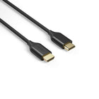 NXT Technologies - Câble audio/vidéo HDMI 4K NX29738 de 4 pi, noir-HDMI à HDMI (mâle à mâle)