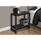 Monarch Specialties - 2081 Table D'Appoint - 22 po H/Noir/Metal Noir-Pieds métalliques robustes en noir pour plus de stabilité