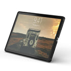 UAG - Étui Robuste Scout avec Kickstand Noir pour Samsung Galaxy Tab A9+-Compatible avec lingettes médicales. Fenêtre d'étiquette d'actif