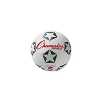 Champion Sports - Ensemble ballon de soccer, noir et blanc, taille 5-Taille : Taille 5