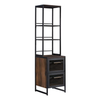 Sauder - La Collection Briarbrook Bibliotheque etroit - Finition Barrel Oak-Bibliotheque etroit