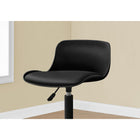 Monarch Specialties - 7464 Chaise De Bureau Multi-Position- Noir -Le siège pivotant à 360 degrés et la base noire à 5 branches avec roulettes à capuchon offrent la mobilité, tandis qu'un mécanisme réglable en hauteur permet d'optimiser la chaise pour la taille de votre enfant